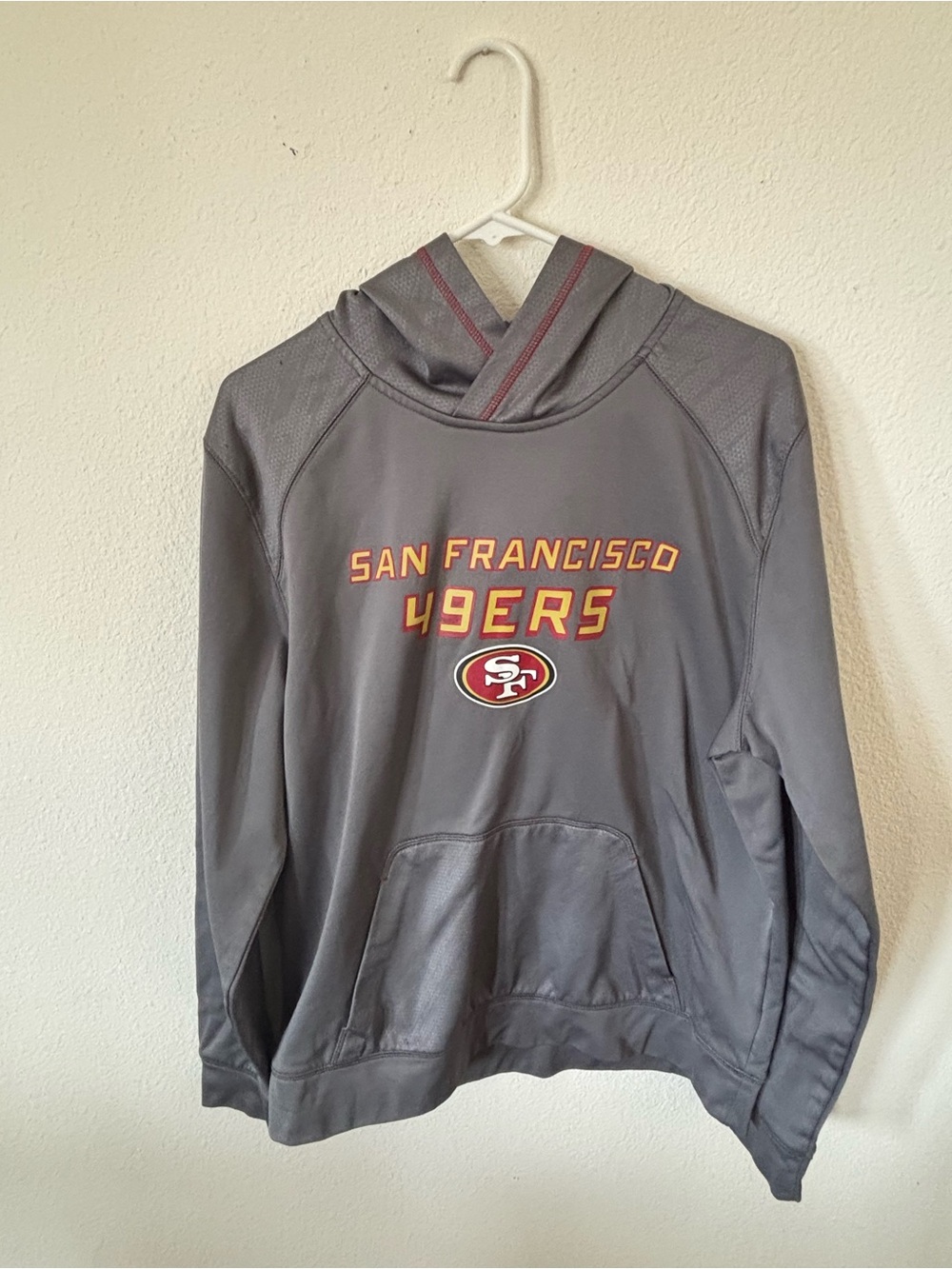 San Francisco 49ers Gray Pullover Hoodie